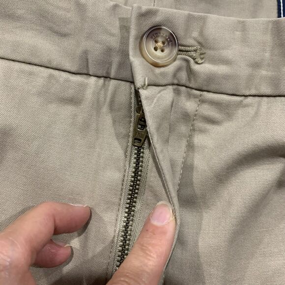 Vineyard Vines Sz 50 B 11" Breaker Shorts Stretch Khaki Tan Flat Front Mens NEW - Picture 10 of 12